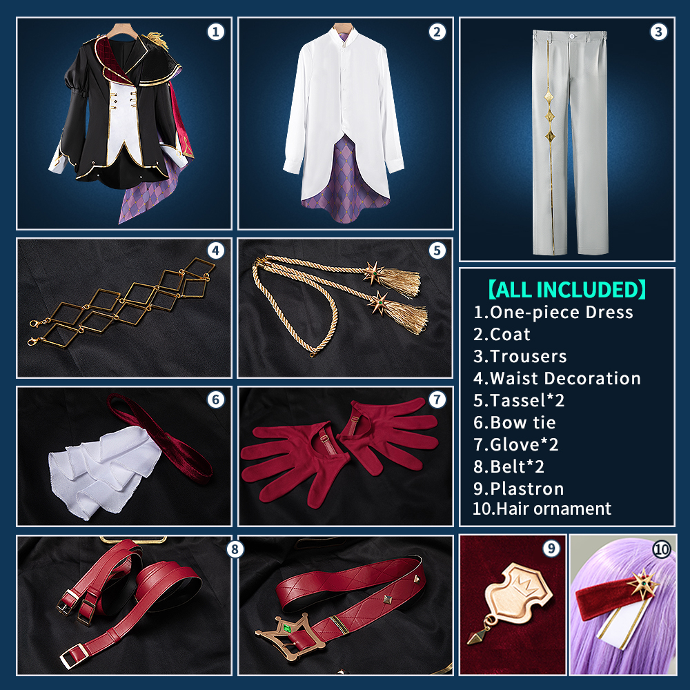Project SEKAI Noble Conqueror Knights Gacha MEIKO Cosplay Costume Outfit Cosonsen Custom Made