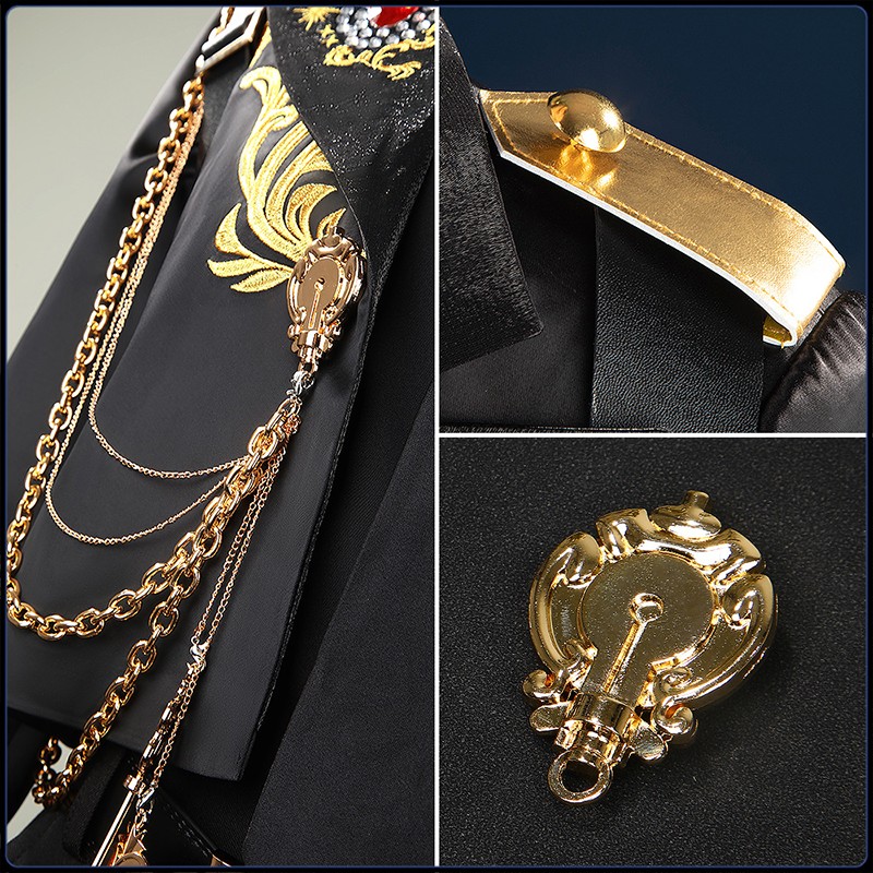 Twisted Wonderland 5th Anniversary Cosplay Costume Outfit Ceremonial Uniform Outfit Updated Ver. Cosonsen Custom Made