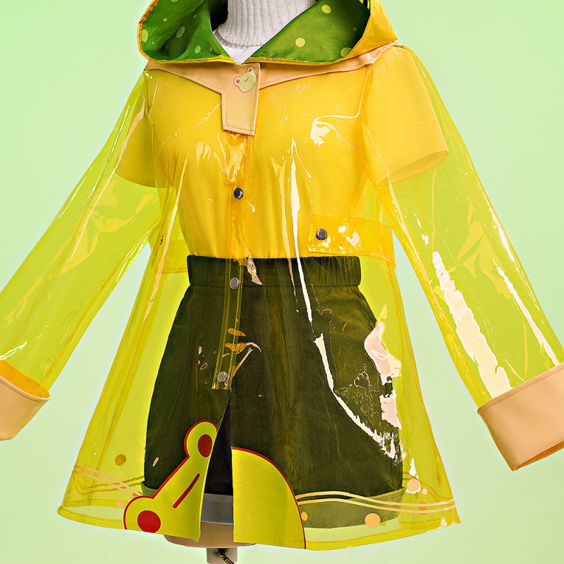 Overwatch 2 Mei Cosplay Costume Meiling Zhou Raincoat