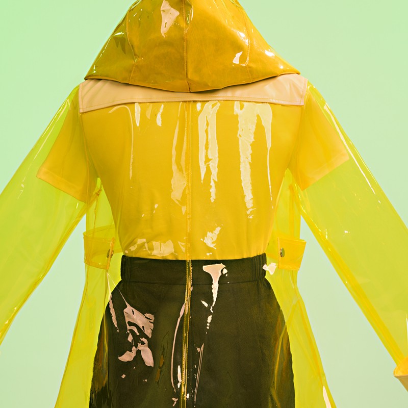 Overwatch 2 Mei Cosplay Costume Meiling Zhou Raincoat
