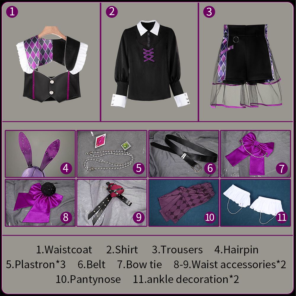 Ensemble Stars Aira Shiratori Cosplay Costume Unlucky Bunny Rain Cloud FUMBLE Outfit Cosonsen Custom Size