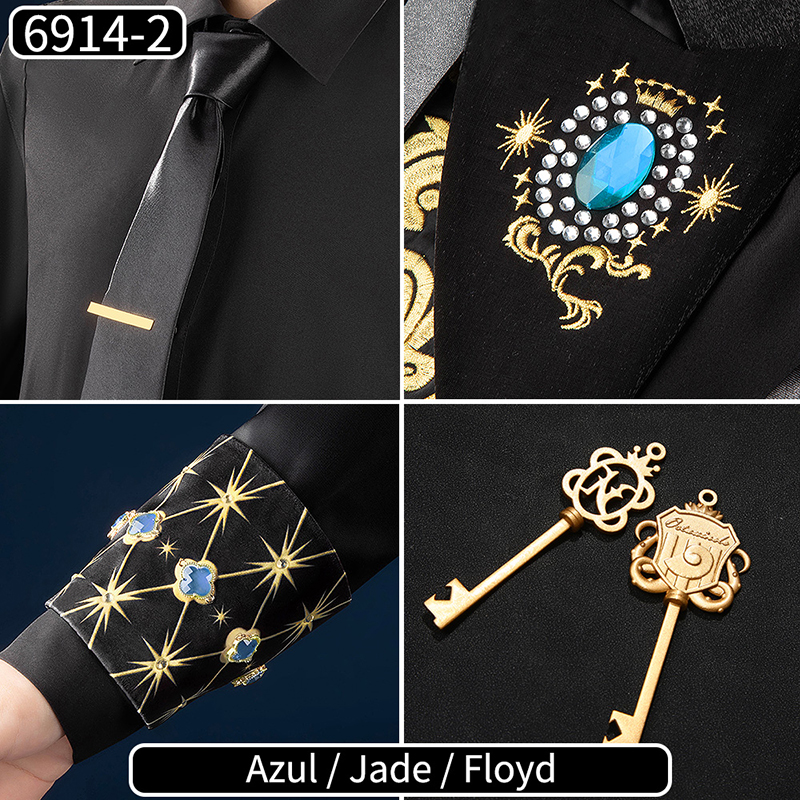 Twisted Wonderland 5th Anniversary Cosplay Costume Ace Cater Deuce Trey Riddle Outfit Ceremonial Uniform Outfit Cosonsen Custom Made