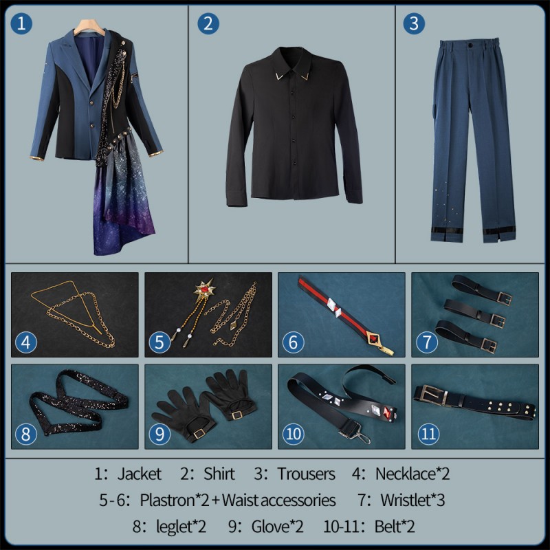 Ensemble Stars Collaboration Scout DI:Verse Kagamine Rin Cosplay Costume ASTRO FES Outfit Cosonsen Custom Made