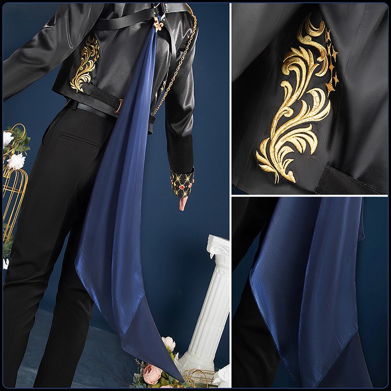 Twisted Wonderland 5th Anniversary Cosplay Costume Kalim Jamil Outfit Ceremonial Uniform Outfit Cosonsen Custom Made