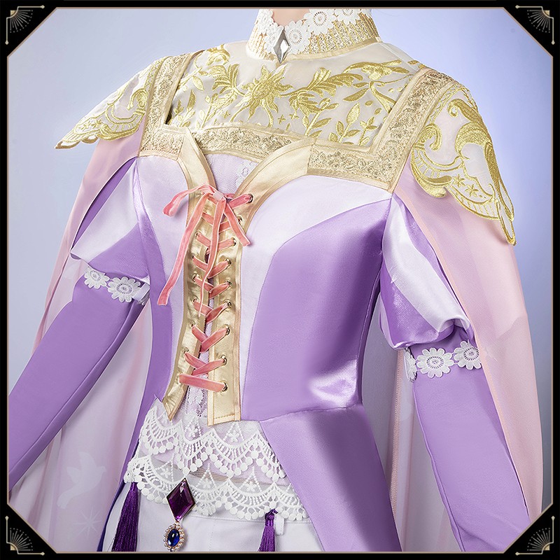 Twisted Wonderland Riddle Rosehearts Cosplay Costume Night Sky's Chiffon Outfit Cosonsen Custom Made