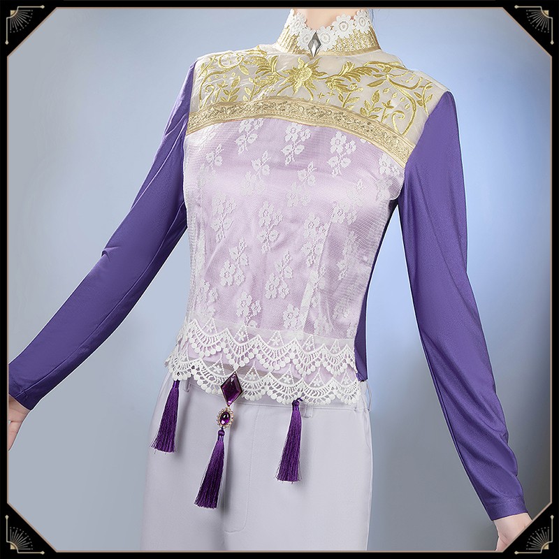 Twisted Wonderland Riddle Rosehearts Cosplay Costume Night Sky's Chiffon Outfit Cosonsen Custom Made
