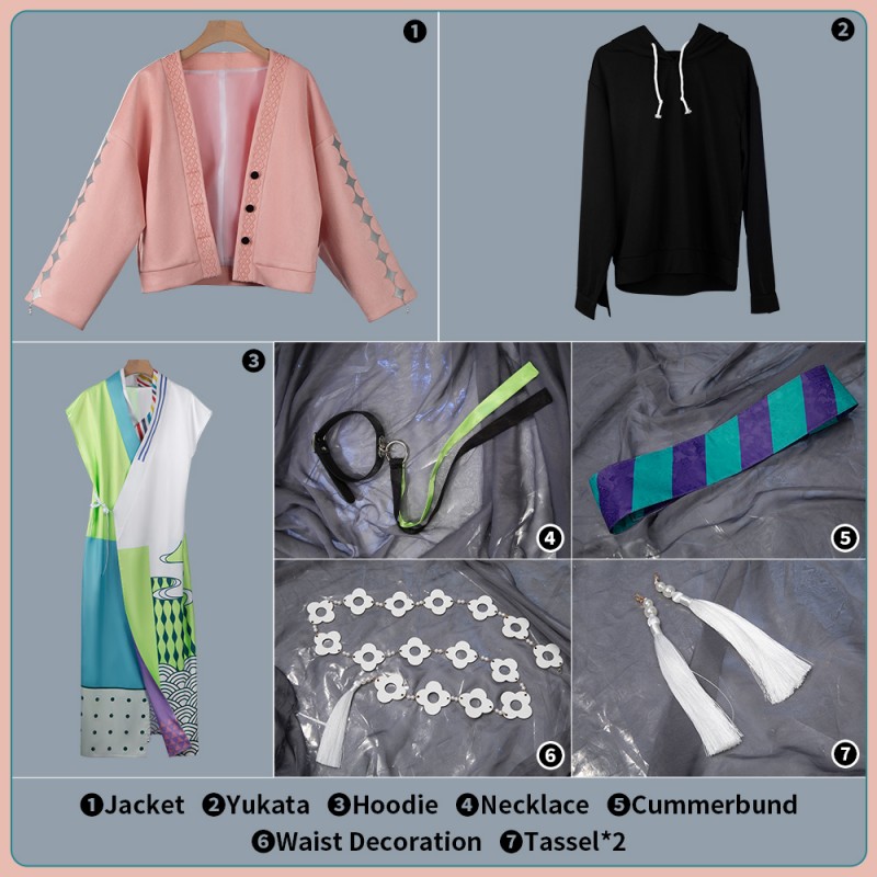 Nijisanji Dytica Happy Pack 2025 Inami Rai Cosplay Costume Vtuber Outfit Cosonsen Custom Made