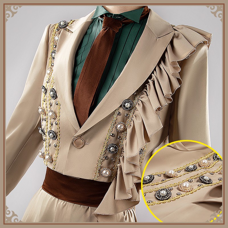 Twisted Wonderland Tapis Rouge Ace Trappola Cosplay Costume Luxe Couture Outfit Cosonsen Custom Made