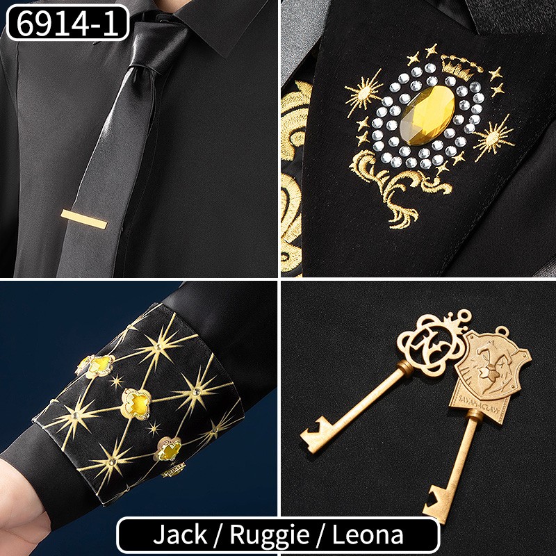 Twisted Wonderland 5th Anniversary Cosplay Costume Ace Cater Deuce Trey Riddle Outfit Ceremonial Uniform Outfit Cosonsen Custom Made