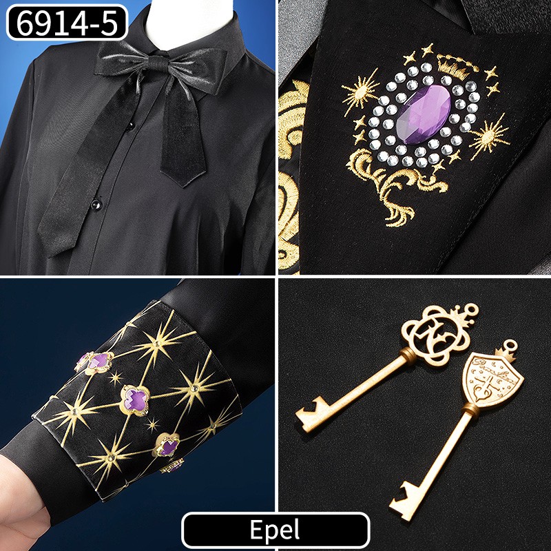 Twisted Wonderland 5th Anniversary Cosplay Costume Ace Cater Deuce Trey Riddle Outfit Ceremonial Uniform Outfit Cosonsen Custom Made