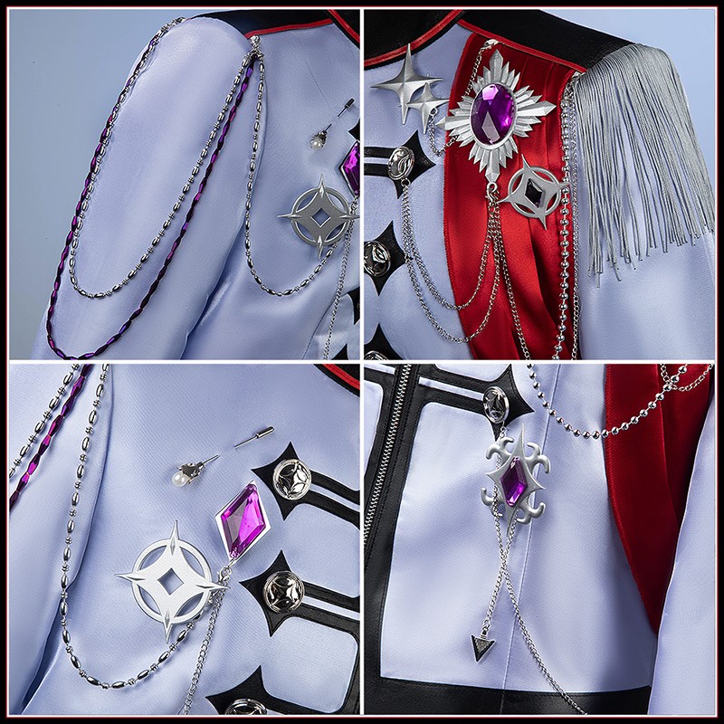 NIJISANJI EN BY THE BEAT Freodore Cosplay Costume Satellite FreoChrome Outfit Cosonsen Custom Made