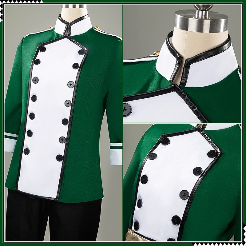 Game Twisted Wonderland NRC Master Chef Riddle Rosehearts Cosplay Costume Men Outfit Cosonsen Custom Made