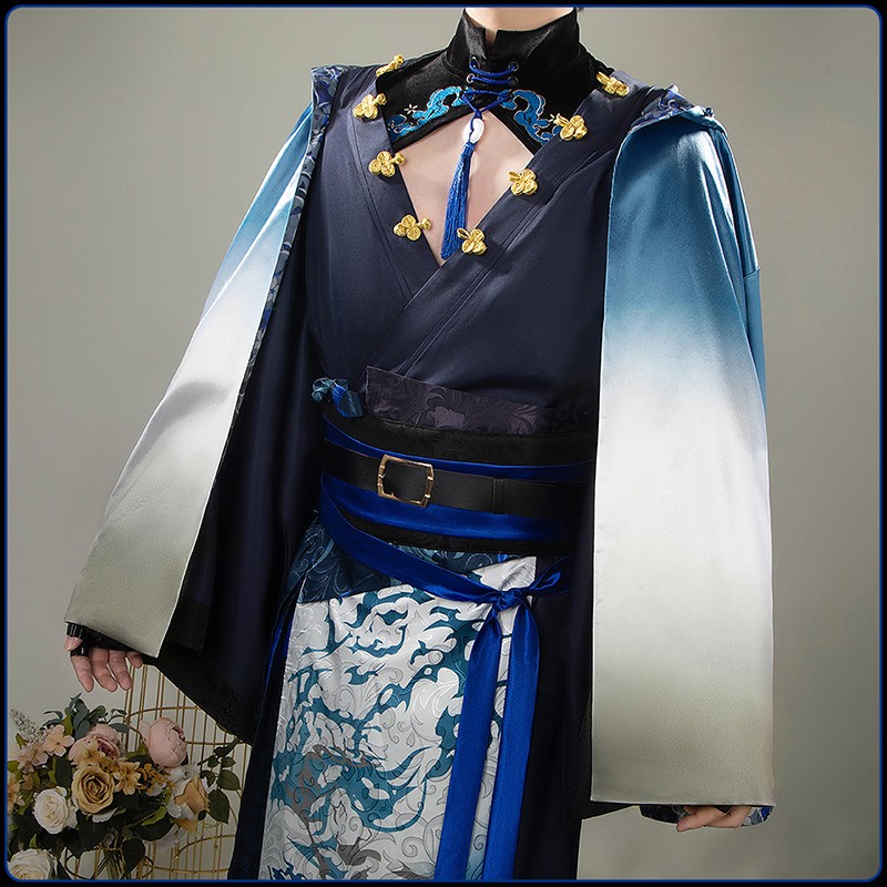 NIJISANJI Chinese Picture Scroll Milan Kestrel Cosplay Costume Chinese Style Outfit Cosonsen Custom Made