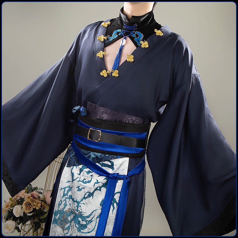 NIJISANJI Chinese Picture Scroll Milan Kestrel Cosplay Costume Chinese Style Outfit Cosonsen Custom Made