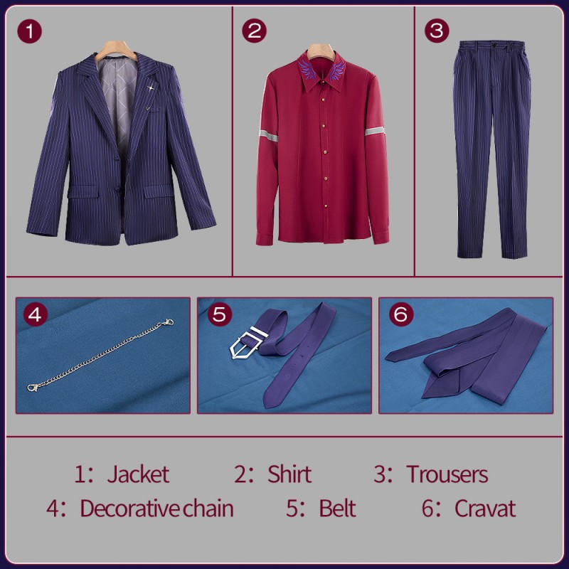 Nijisanji VOLTACTION Watarai Hibari Cosplay Costume De Lu Lu MV Outfit Cosonsen Custom Made
