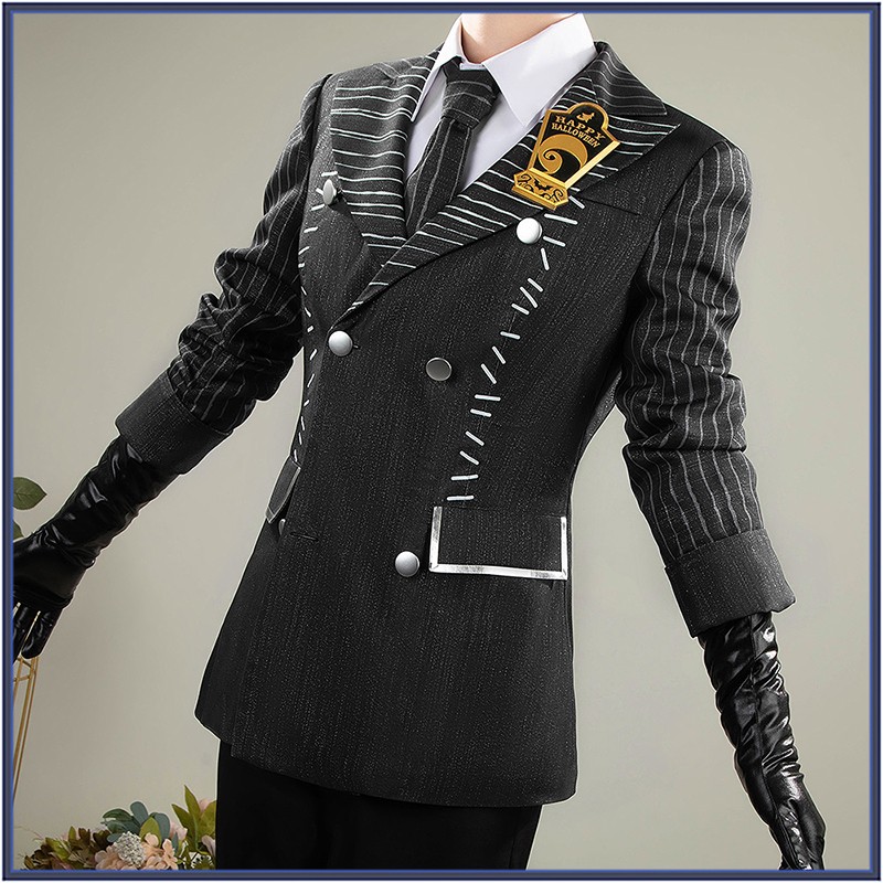 Twisted Wonderland Azul Ashengrotto Cosplay Costume Azul Nightmare Suit Halloween Outfit Cosonsen Custom Made