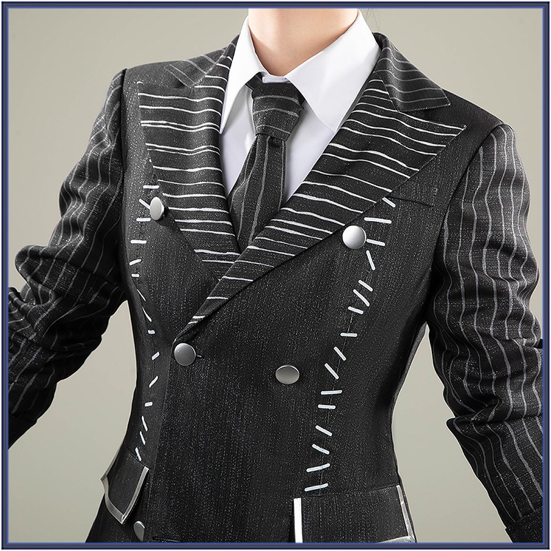 Twisted Wonderland Azul Ashengrotto Cosplay Costume Azul Nightmare Suit Halloween Outfit Cosonsen Custom Made