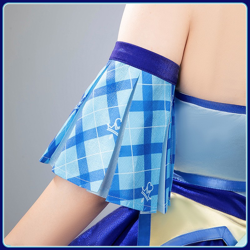 Kimi to Idol Precure Cure Wink Cosplay Costume You and Idol Precure Nana Aokaze Dress Outfit Cosonsen Custom Made