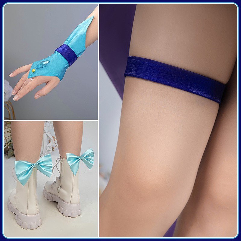 Kimi to Idol Precure Cure Wink Cosplay Costume You and Idol Precure Nana Aokaze Dress Outfit Cosonsen Custom Made