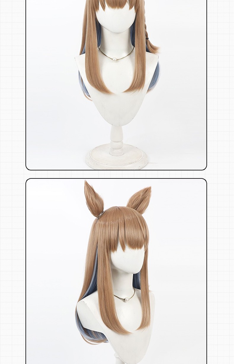 Uma Musume Pretty Derby Almond Eye Wig for Almond Eye Cosplay Costume