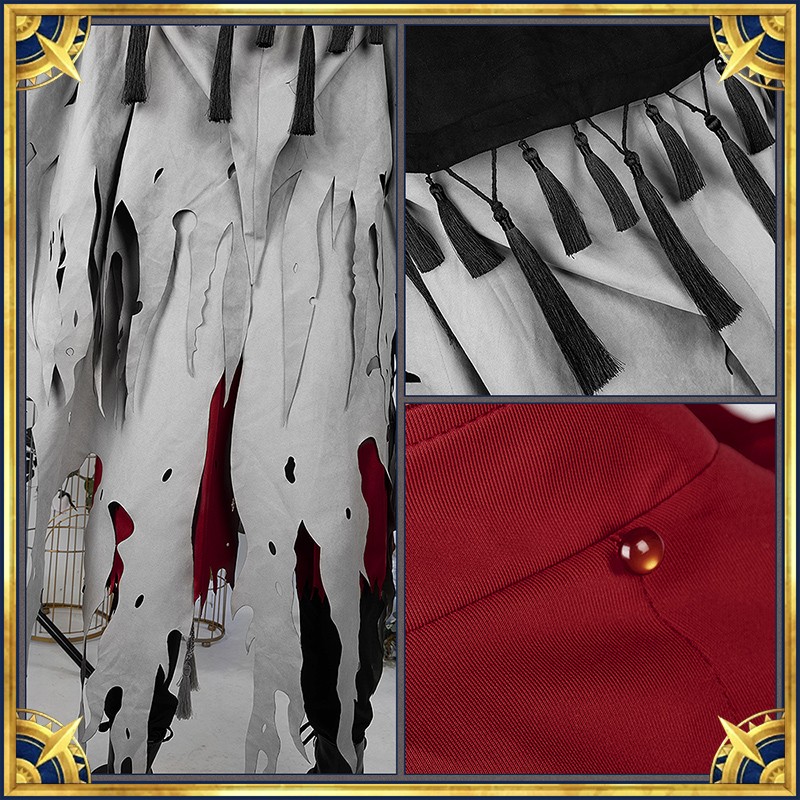 Fate Grand Order Dante Alighieri Cosplay Costume Stage 2 FGO ダンテ Outfit with Clock Cosonsen Custom Made