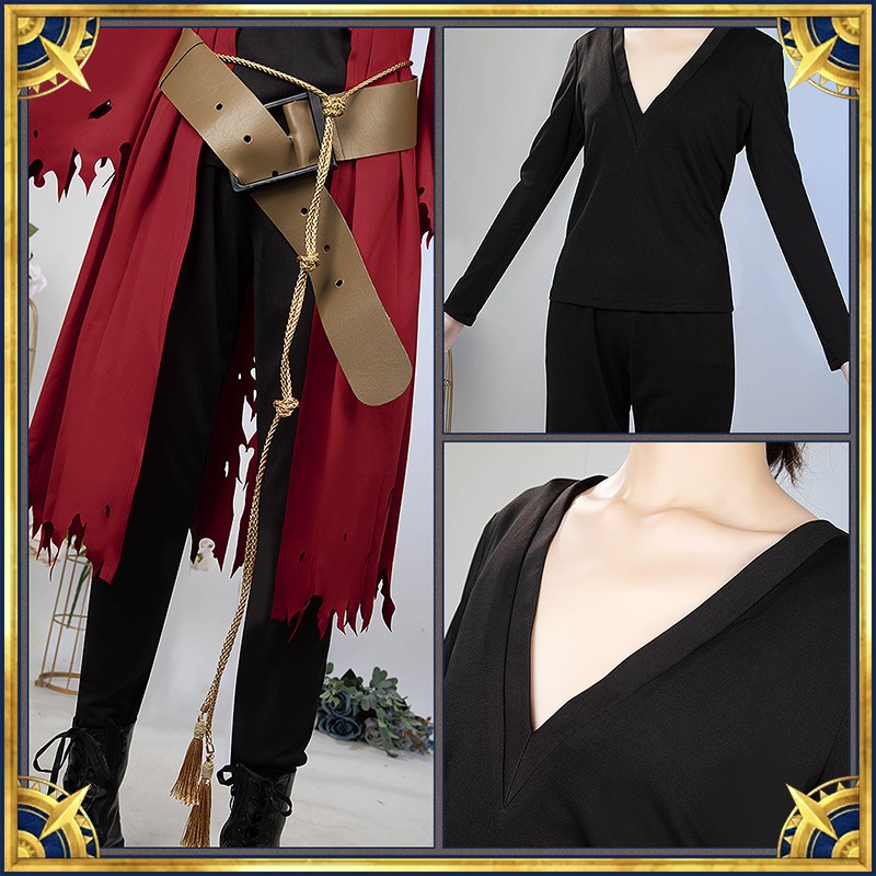 Fate Grand Order Dante Alighieri Cosplay Costume Stage 2 FGO ダンテ Outfit with Clock Cosonsen Custom Made