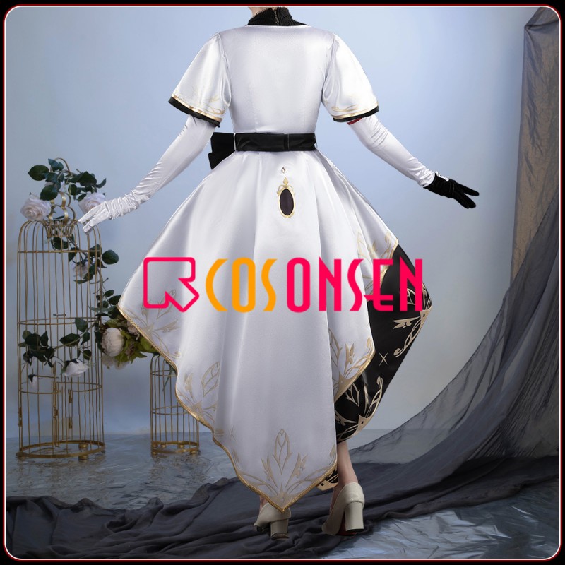 Umamusume Pretty Derby Curren Bouquet d'Or Cosplay Costume Gorgeous Women Dress Outfit Cosonsen Custom Made