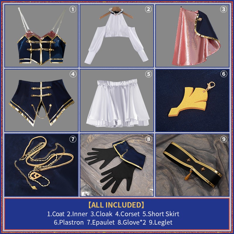 Virtual YouTuber Nijisanji Ange Katrina Cosplay Costume SYMPHONIA 5th Anniversary Live Outfit Cosonsen Custom Made