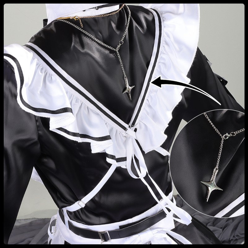 Vtuber Nijisanji Kanae Maid Cosplay Costume 叶メイド Outfit Cosonsen Custom Made