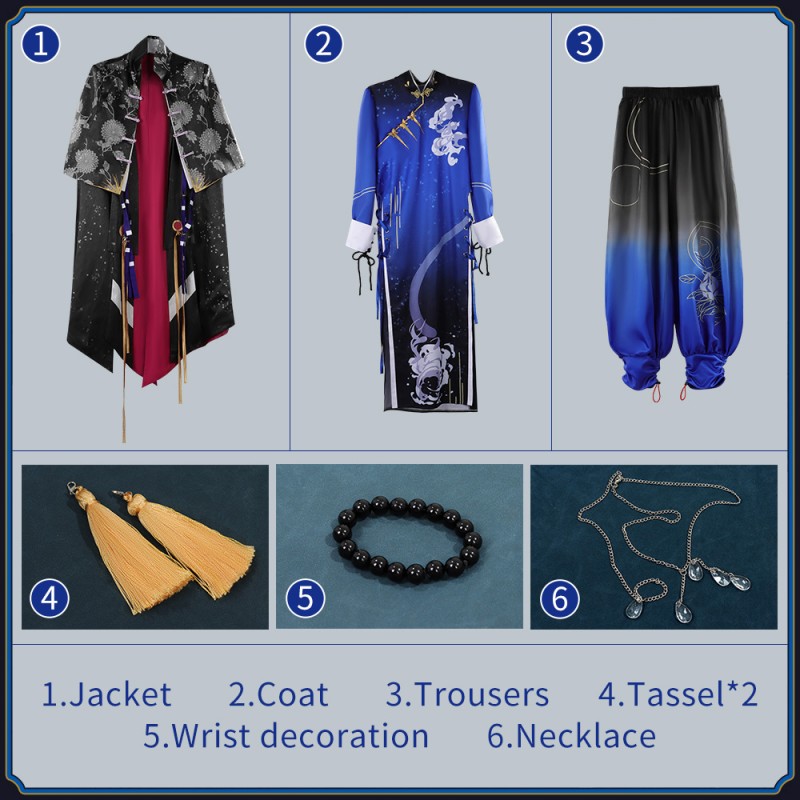 Nijisanji Koyanagi Rou Cosplay Dytica 2nd Anniversary Costume Vtuber 2nd Anni of dytic Cosonsen Custom Made
