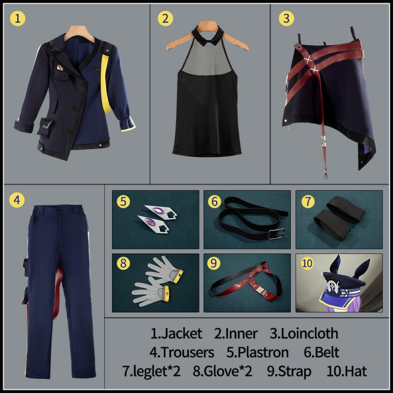 Umamusume Pretty Derby Fenomeno Cosplay Costume Uniform Outfit Cosonsen Custom Made