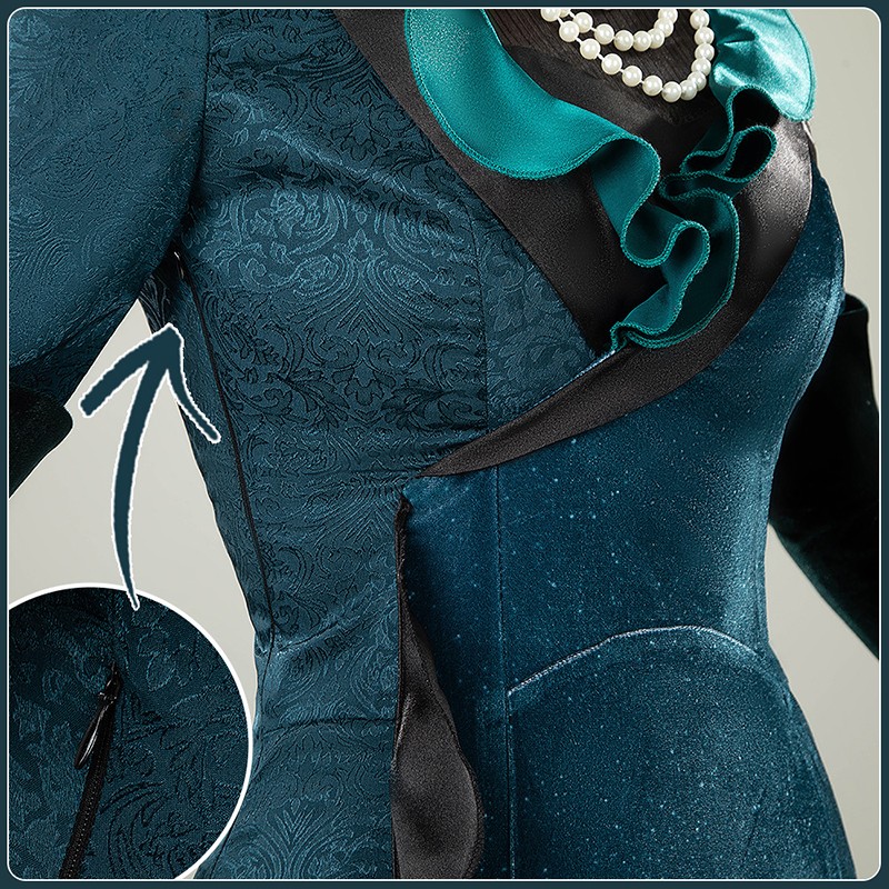 Twisted Wonderland Mama Georgina Leech Cosplay Costume Jade and Floyd Mother Fancy Outfit Cosonsen Custom Made