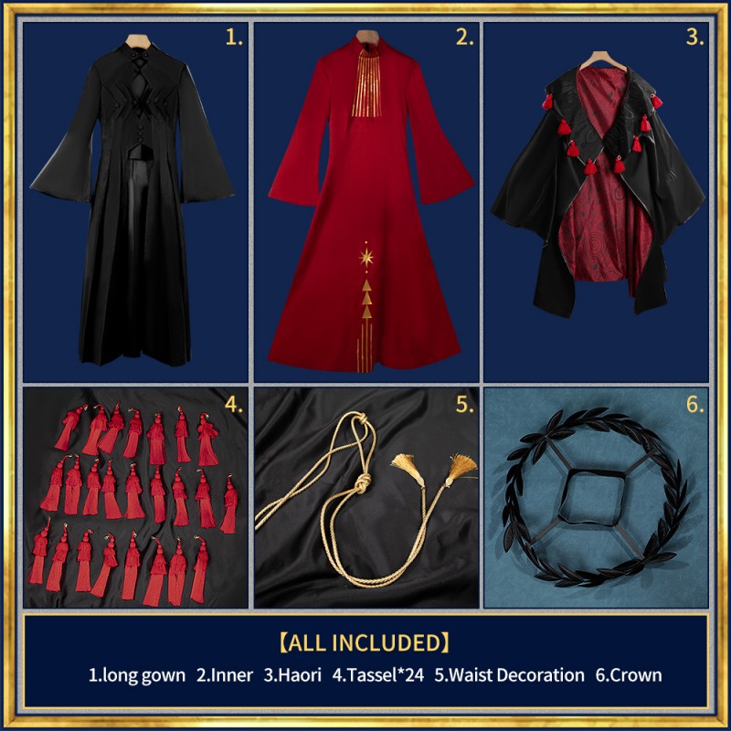 Fate Grand Order Dante Alighieri Cosplay Costume FGO Stage 3 Outfit Cosonsen Custom Made