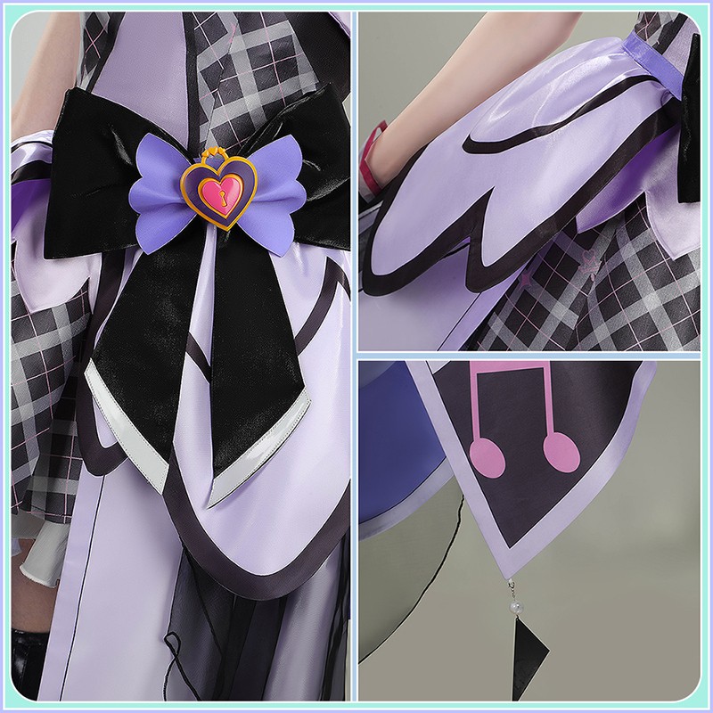 Kimi to Idol Pretty Cure Kiss Cosplay Costume You And Idol Precure Women Dress Outfit Cosonsen Custom Made