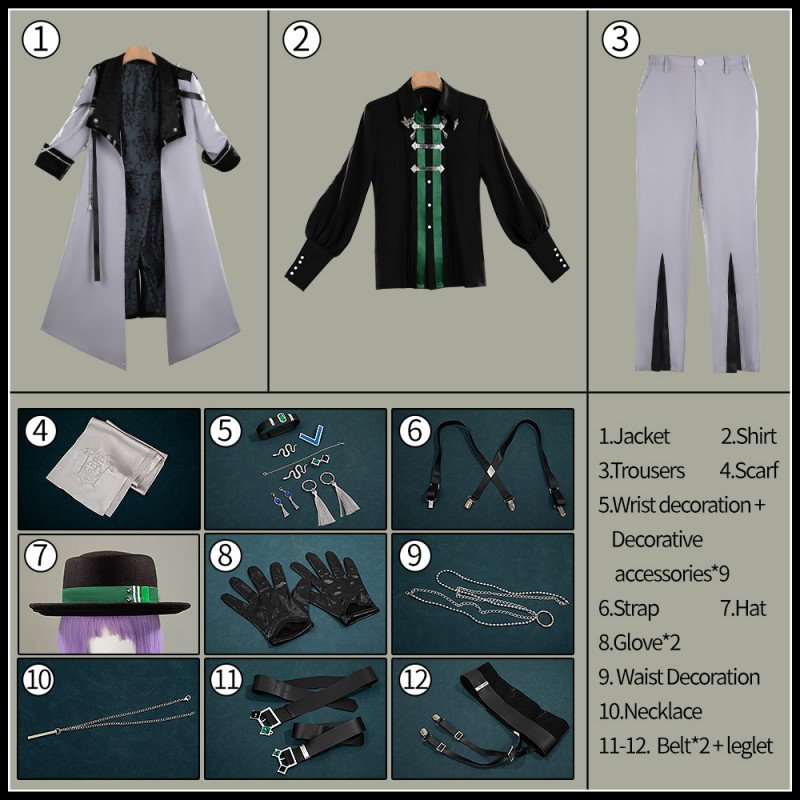 NIJISANJI EN BY THE BEAT Zeal Ginjoka Cosplay Costume Vtuber Outfit Cosonsen Custom Made