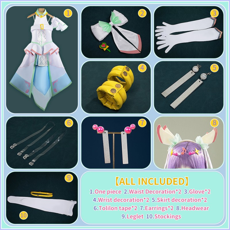 Kimi to Idol Precure Cure Zukyoon Cosplay Costume You And Idol Pretty Cure Zukyun Women Dress Outfit Cosonsen Custom Made
