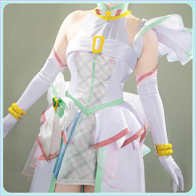 Kimi to Idol Precure Cure Zukyoon Cosplay Costume You And Idol Pretty Cure Zukyun Women Dress Outfit Cosonsen Custom Made