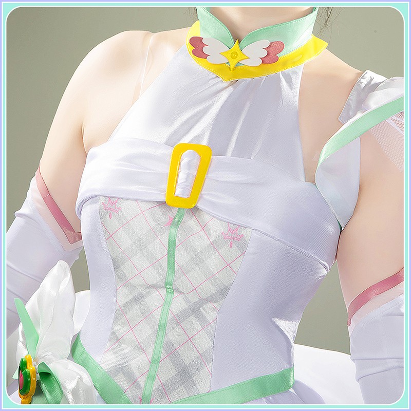 Kimi to Idol Precure Cure Zukyoon Cosplay Costume You And Idol Pretty Cure Zukyun Women Dress Outfit Cosonsen Custom Made