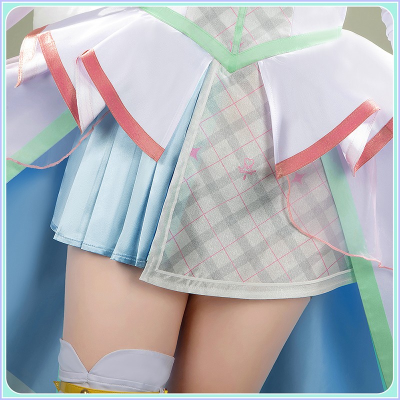 Kimi to Idol Precure Cure Zukyoon Cosplay Costume You And Idol Pretty Cure Zukyun Women Dress Outfit Cosonsen Custom Made
