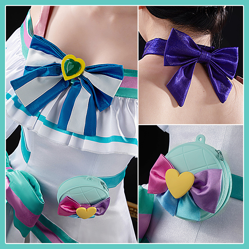 Wonderful PreCure Nekoyashiki Mayu Cure Lillian Cosplay Costume Pretty Outfit Women's Dress Custom Size