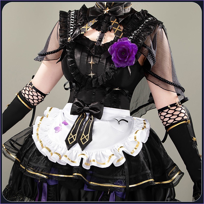 NIJISANJI VTuber Hoshikawa Sara Cosplay Costume Gothic Dress Outfit Cosonsen Custom Made