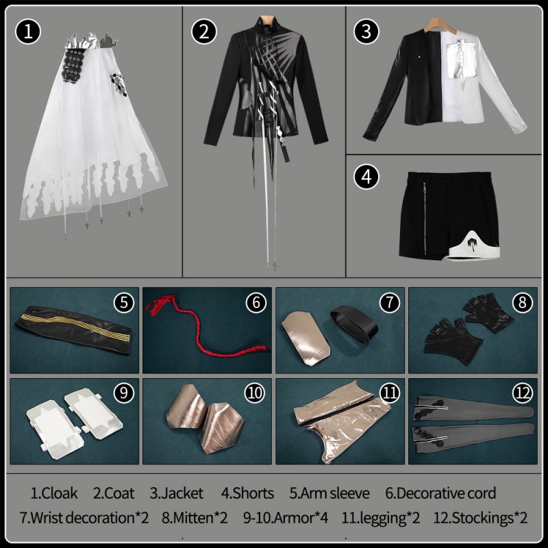 Game Arknights Fiammetta Cosplay Costume New Outfit Custom Size Cosonsen