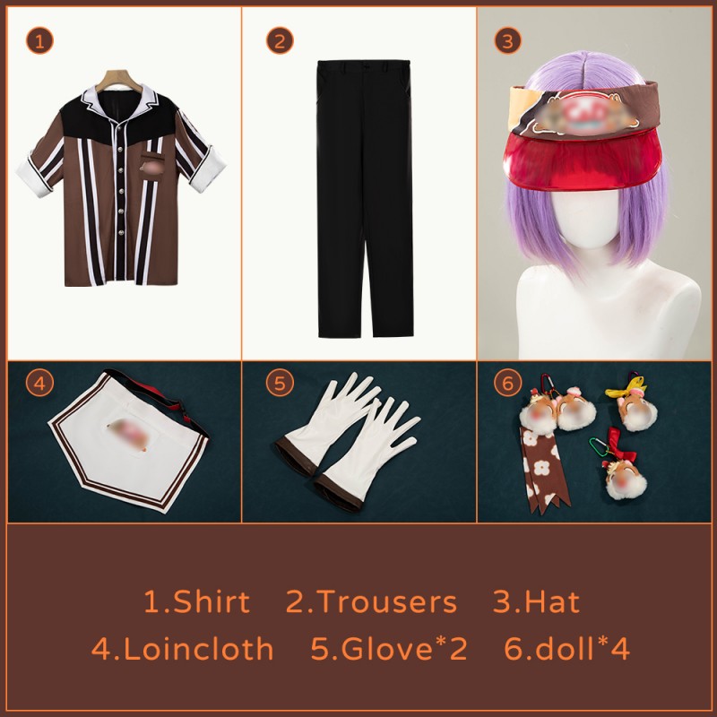 Twisted Wonderland Doom Cater Azul Ashengrotto Lilia Cosplay Costume C&D Diner Uniform Cosonsen Custom Made