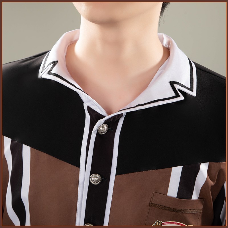 Twisted Wonderland Doom Cater Azul Ashengrotto Lilia Cosplay Costume C&D Diner Uniform Cosonsen Custom Made