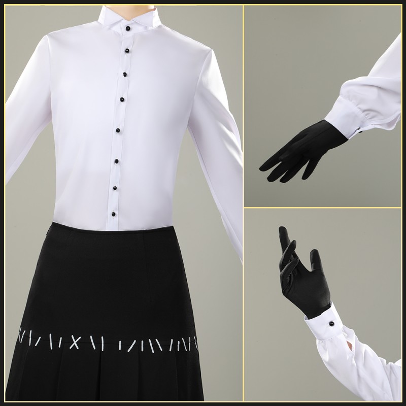 Twisted Wonderland Vil Nightmare Suit Cosplay Costume Vil Schoenheit Halloween Outfit Cosonsen Custom Made