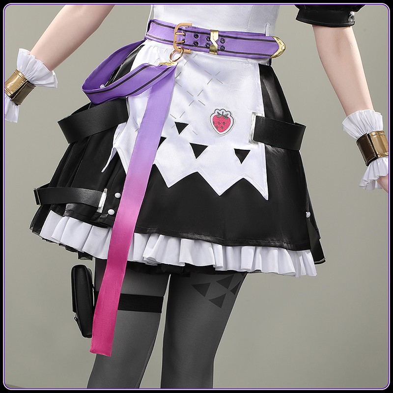 Nijisanji Vtuber JP Kana Chan Fura Kanato Cosplay Costume Transsexual Maid Outfit Custom Made