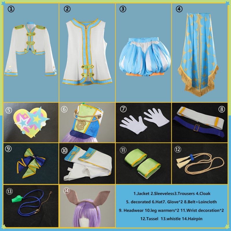 Umamusume Pretty Derby Smart Falcon Cosplay Costume Parade Outfit Cosonsen Cosplay Costume
