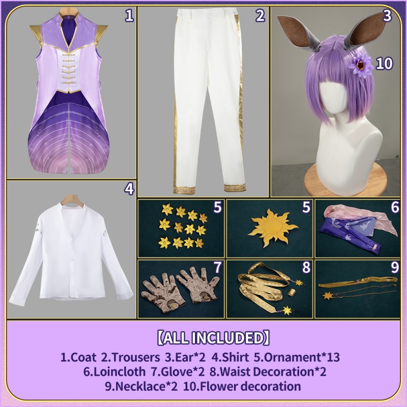Twisted Wonderland Jack Howl Cosplay Costume Night Sky Chiffon Outfit Cosonsen Custom Made