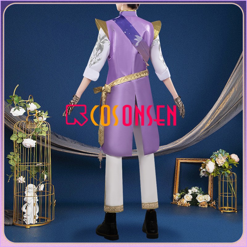 Twisted Wonderland Jack Howl Cosplay Costume Night Sky Chiffon Outfit Cosonsen Custom Made