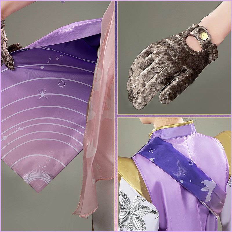 Twisted Wonderland Jack Howl Cosplay Costume Night Sky Chiffon Outfit Cosonsen Custom Made